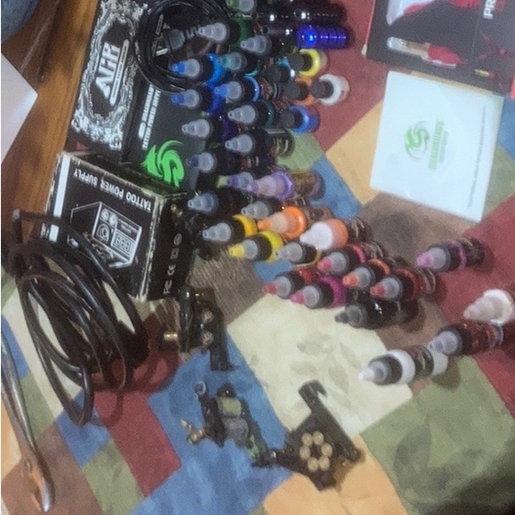 TATTOO SUPPLY LOT* MOTHERS INK COLOR SET* DRAGON HAWK & MORE! PLEASE READ DESC! - Picture 12 of 16